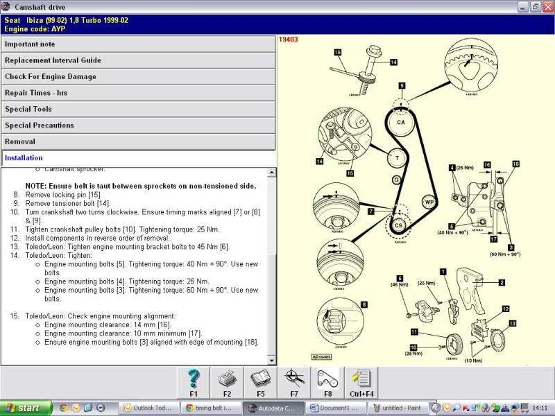 Cupra Timing belt fitting guide?
